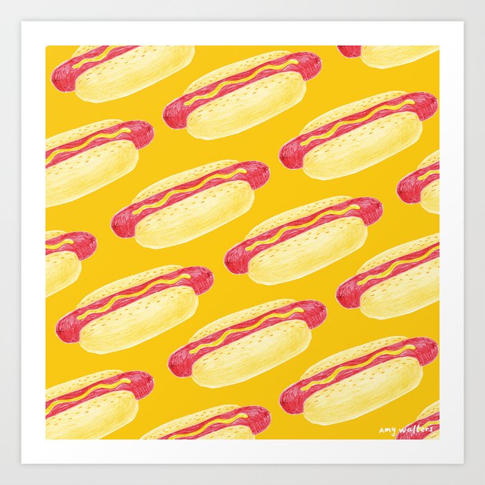 Hot Dogs! Art Print