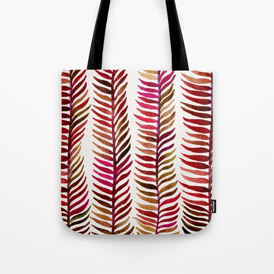 Red Stems Tote Bag