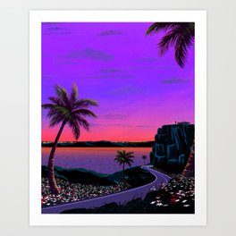 Chasing Sunsets Art Print