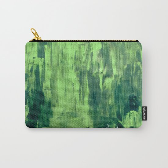 Snow Dreams At Night, Solar Flares Series Carry-All Pouch