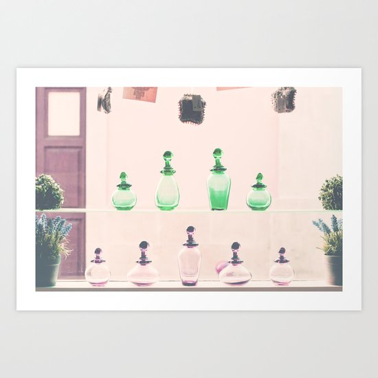 Vintage window Art Print