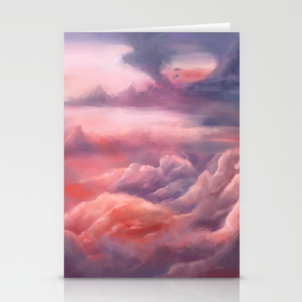 Cotton Candy Clouds Stationery Cards By Giselavaldera Society6