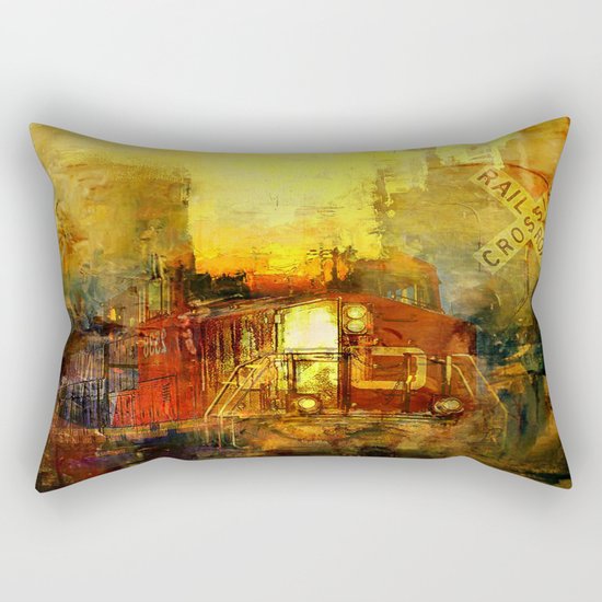 The trein from nowhere Rectangular Pillow