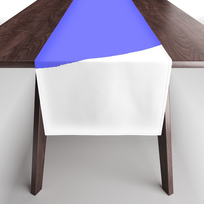 Heart (Azure & White) Table Runner
