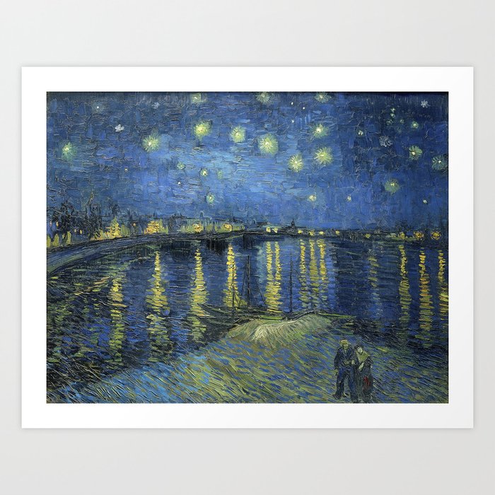 A Starry night Art Print