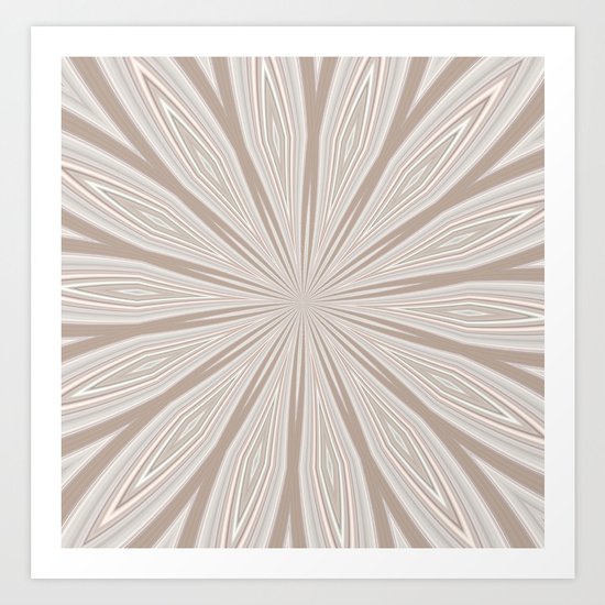Flower petal design Art Print