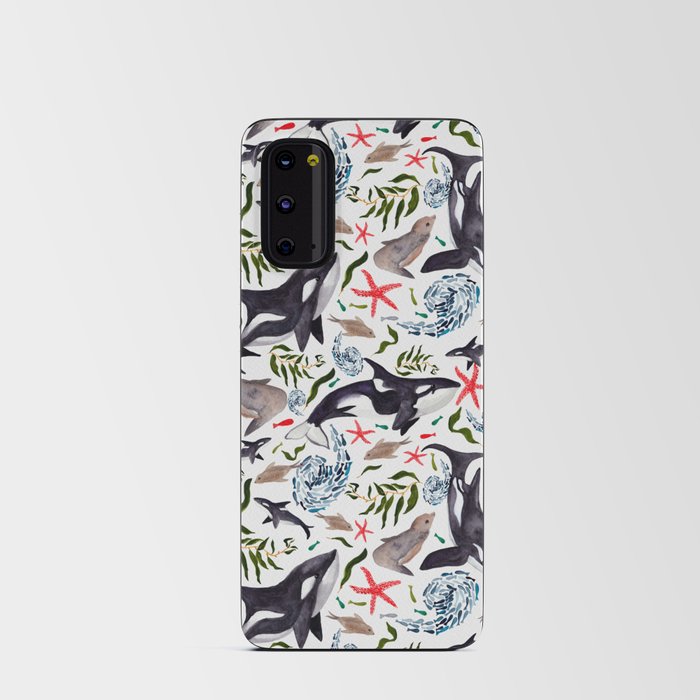 Orcas and Seals Android Card Case