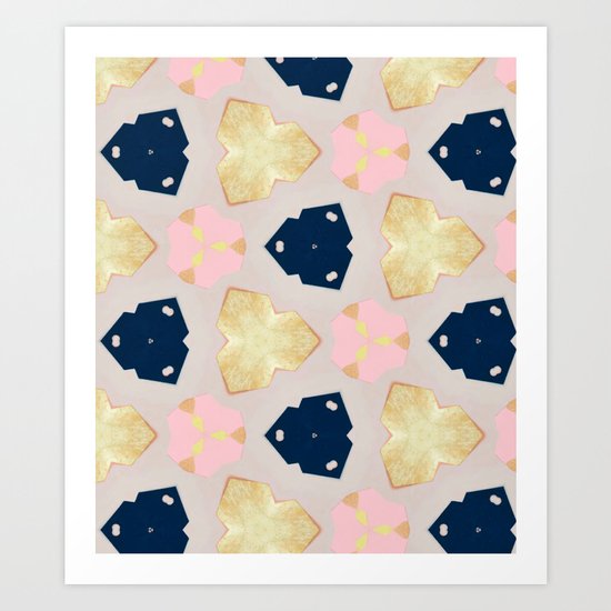 Pastel Pattern #society6 #decor #buyart Art Print