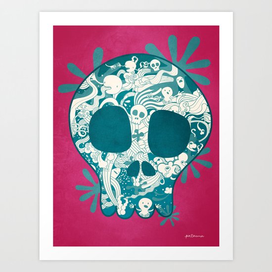 Skull Art Print
