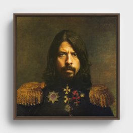 Dave Grohl - replaceface Framed Canvas
