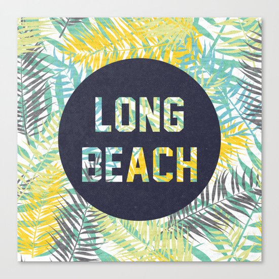 Long Beach Canvas Print