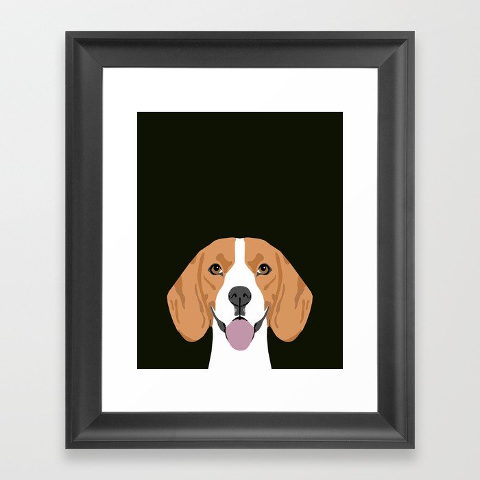 Darby Beagle Gifts For Pet Owners And Dog Person With A Framed Art Print