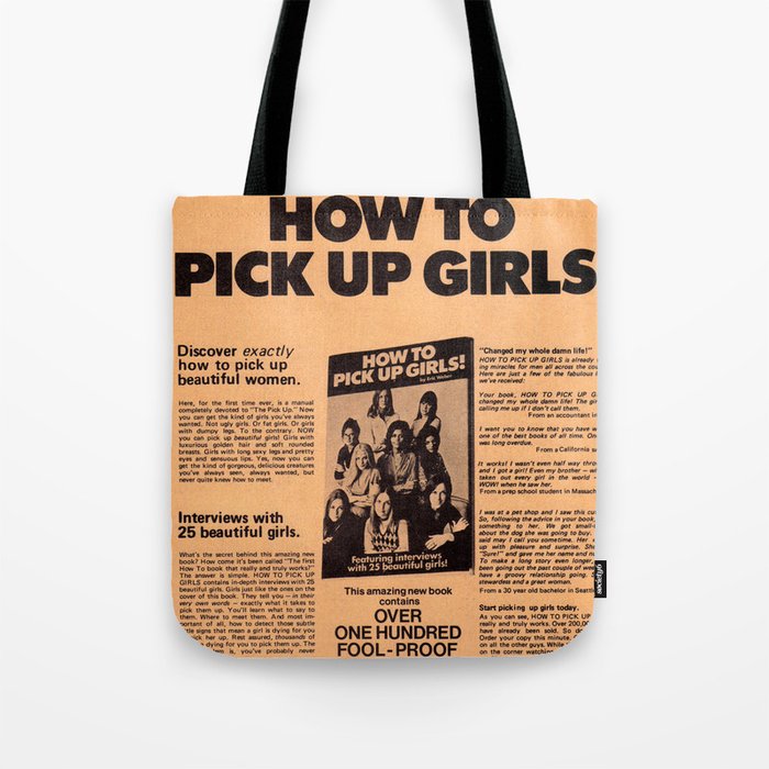 How To Pick Up Girls Tote Bag