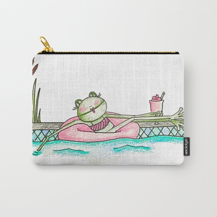 Fun Swimming in the Summertime Sun Carry-All Pouch