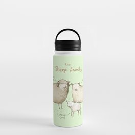 The Sheep Family Water Bottle