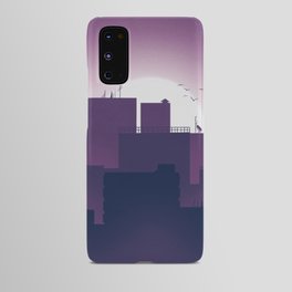City Living - Purple Cityscape Android Case