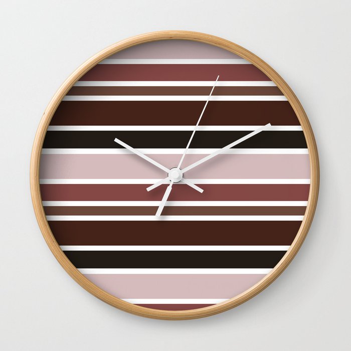 Graphic Gradient Warm tones Wall Clock