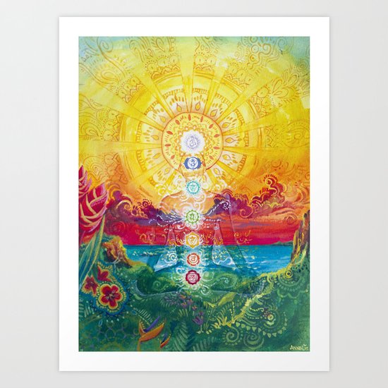 Sol Vibes Art Print