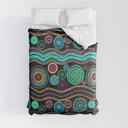 bohemian country design Comforter
