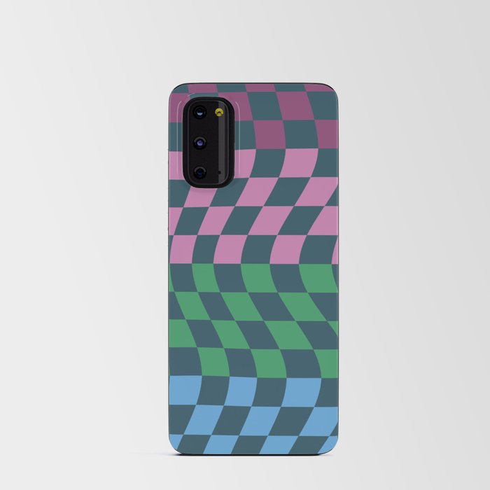 Colorful Checkerboard Pattern 6 Android Card Case