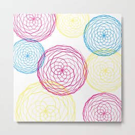 Spiro Blooms Metal Print | Sprio, Vector, Awesomedesign, Abstract, Coolestgraphics, Spirograph, Graphicdesign, Pattern, Spiroart, Cmyk 