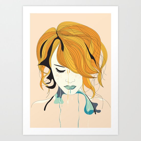 Girl Two Art Print