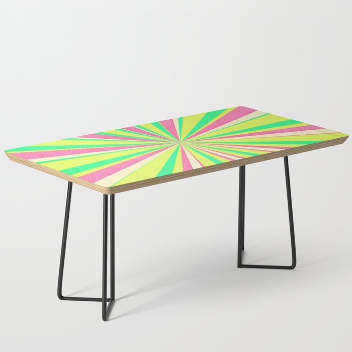 Cartoon green and pink Coffee Table