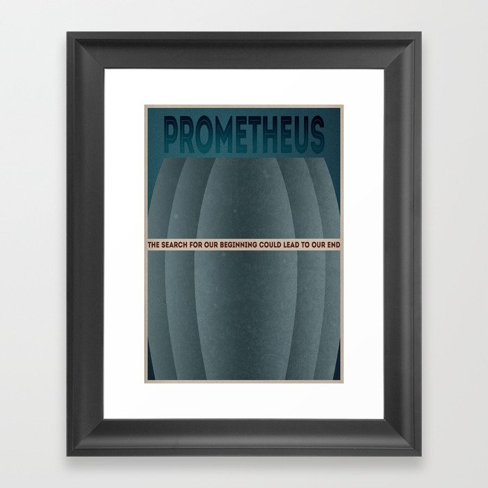 prometheus alternative poster Framed Art Print