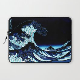 Midnight Great Wave: Enigmatic Depths Laptop Sleeve