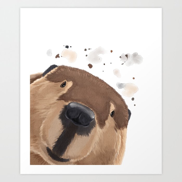 Curious Brown Bear Painting Kit
