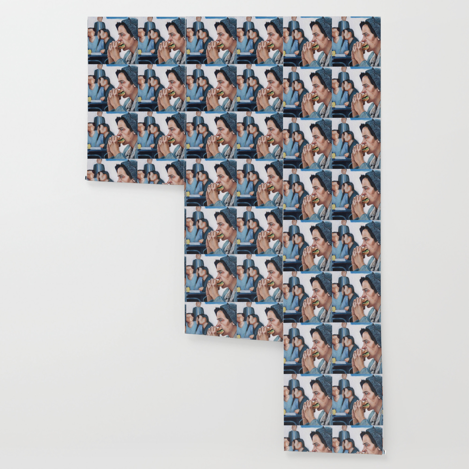 Jughead Jones Eats A Burger Riverdale Wallpaper By