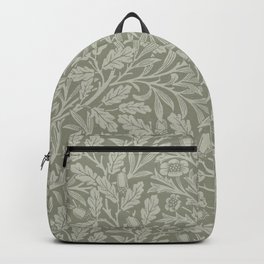 William Morris "Acorn" 6. Backpack | Williammorrisart, Arts Crafts, Leaf, Williamacorn, Williammorrisacorn, Artwilliammorris, Artsandcrafts, Gray, Williammorris, Leaves 