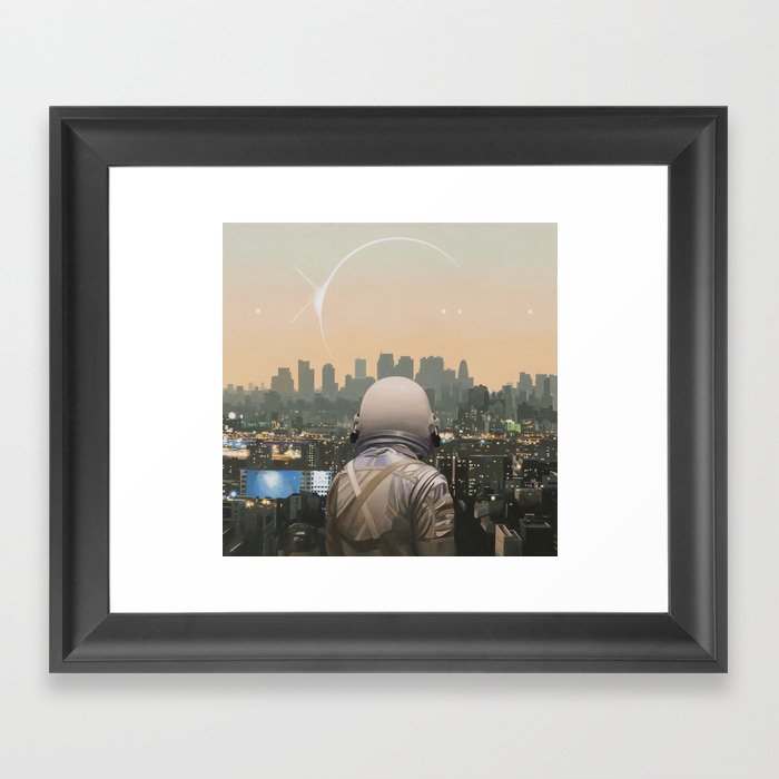 The City Framed Art Print