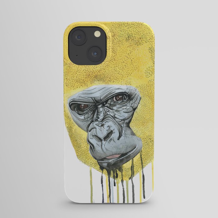 Yellow Gorilla iPhone Case
