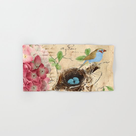 Vintage flower #15 Hand & Bath Towel