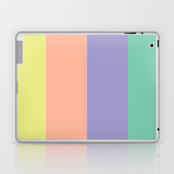 Luminous Colorful Vertical Stripes Laptop & iPad Skin