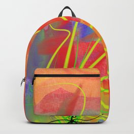 Abstract Digital Urban Art Backpack | Uniqueart, Colors, Graffiti, Painting, Digital, Unique, Abstractart, Urban, Abstract, Orange 