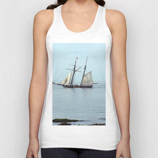Tall ship Sails by Unisex Tank Top