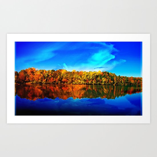 Falls' Lost Memories Art Print