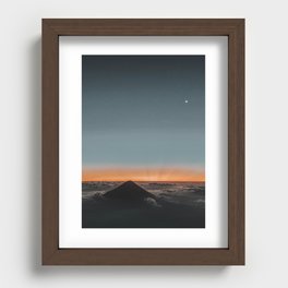 Volcano Sunrise (Acatenango, Guatemala) Recessed Framed Print