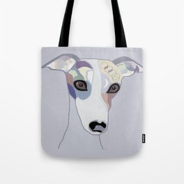 Whippet in Denim Colors Tote Bag
