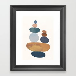 Balancing Stones 31 Framed Art Print