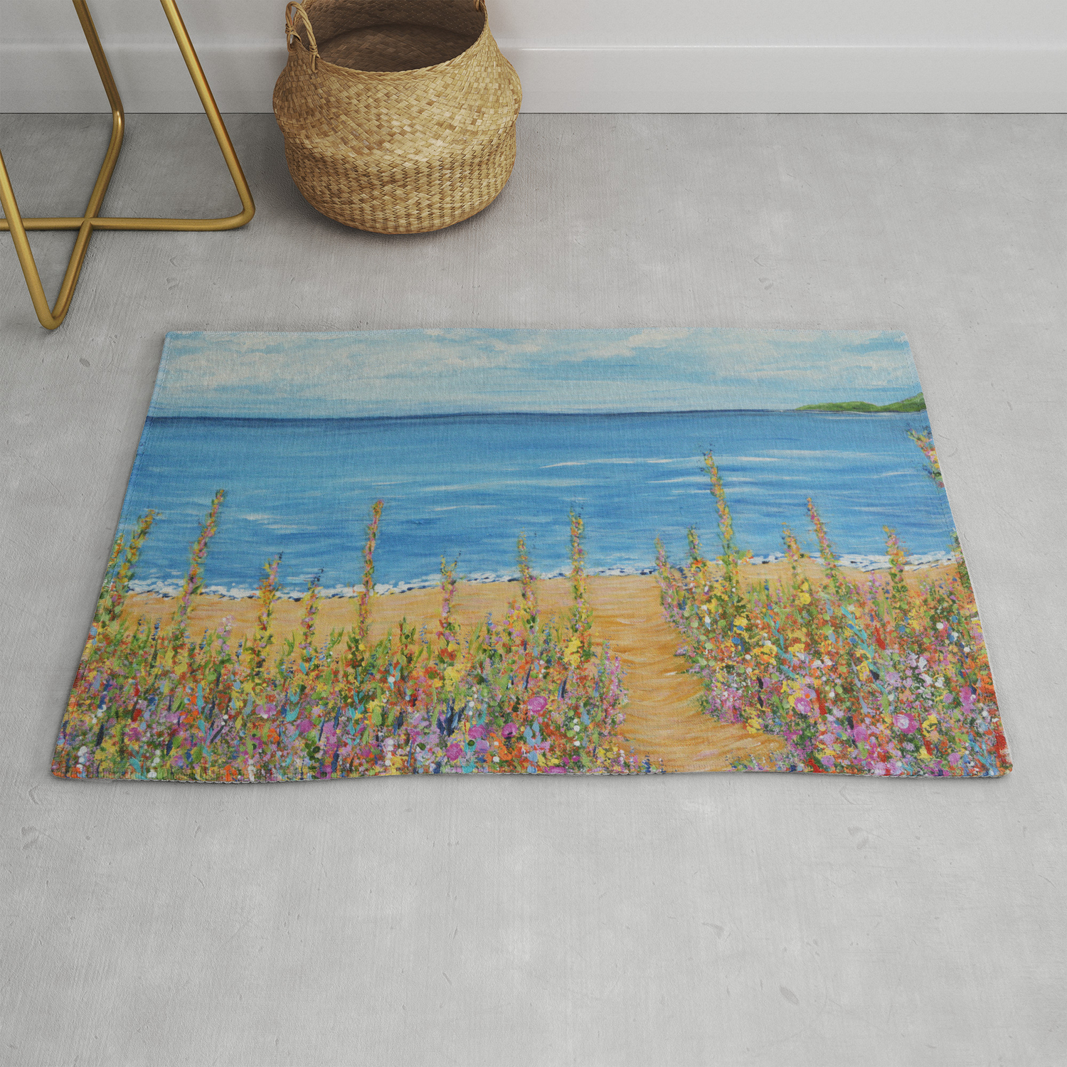 Summer Beach 2 Impressionism Ocean Wall Art Beach House Decor