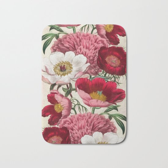 Flower garden Bath Mat