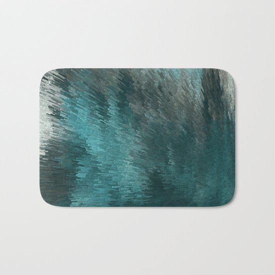 Cubes and lights Bath Mat