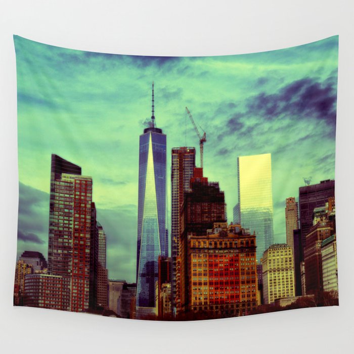 New York Wall Tapestry by haroulita  Society6