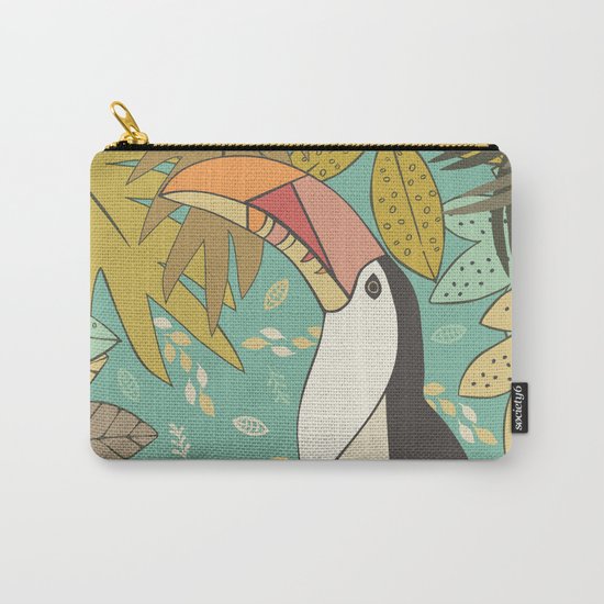 Forest Toucan Carry-All Pouch