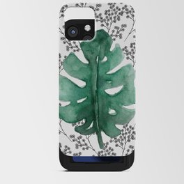 Floral / Leaf Design iPhone Card Case