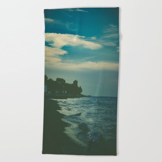 Good Bye Blue Sky Beach Towel