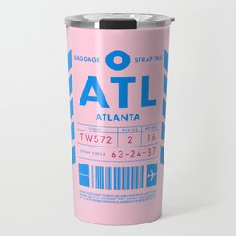 Luggage Tag D - ATL Atlanta USA Travel Mug